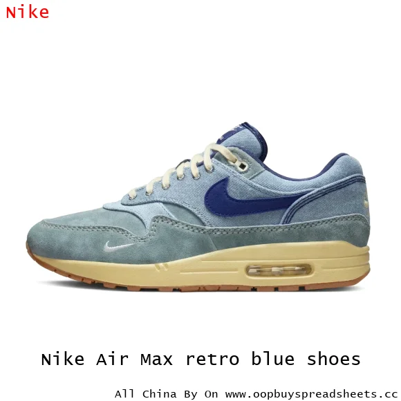 Nike Air Max retro blue shoes