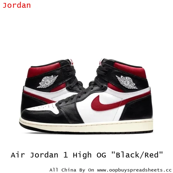 Air Jordan 1 High OG "Black/Red"