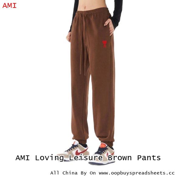 AMI Loving Leisure Brown Pants