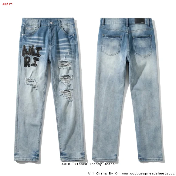 AMIRI Ripped Trendy Jeans