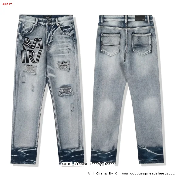 AMIRI Ripped Trendy Jeans