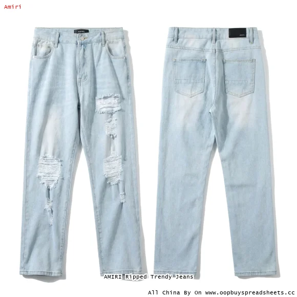 AMIRI Ripped Trendy Jeans
