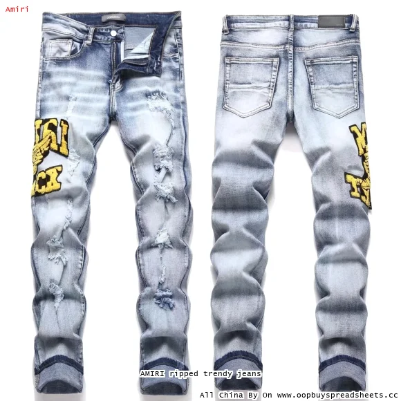 AMIRI ripped trendy jeans