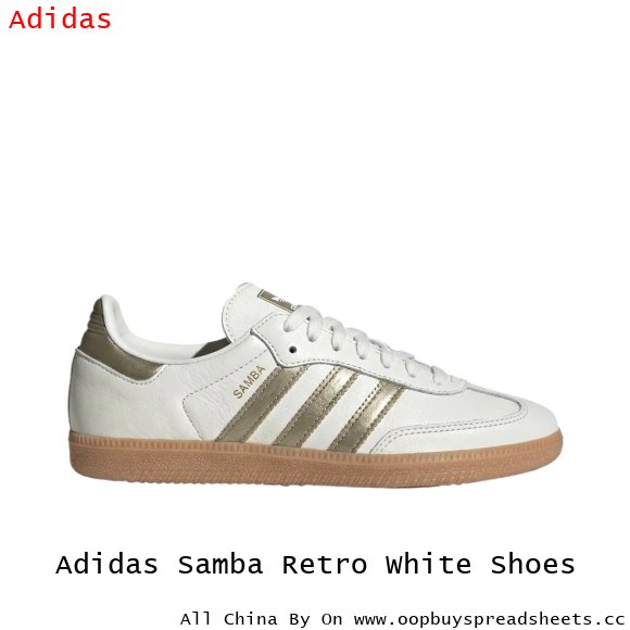 Adidas Samba Retro White Shoes