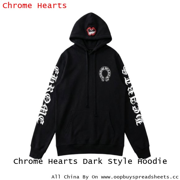 Chrome Hearts Dark Style Hoodie
