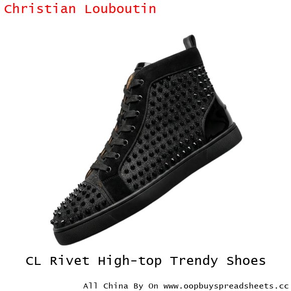 CL Rivet High-top Trendy Shoes