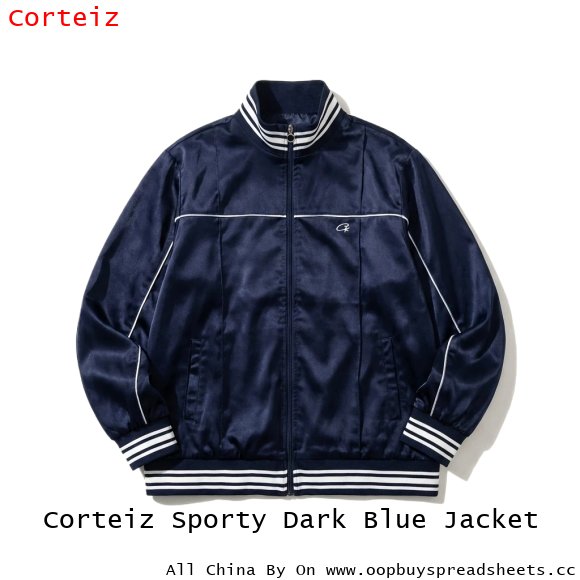 Corteiz Sporty Dark Blue Jacket
