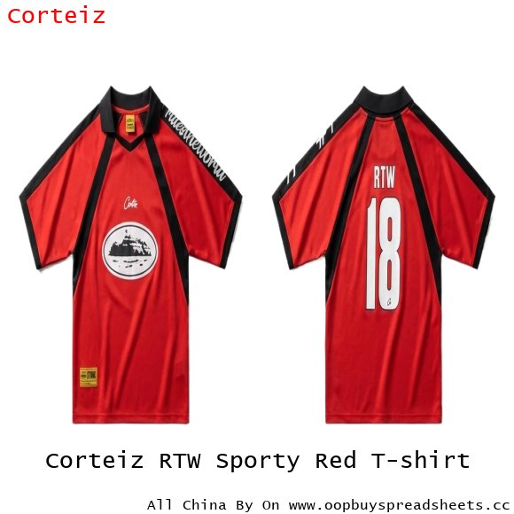Corteiz RTW Sporty Red T-shirt