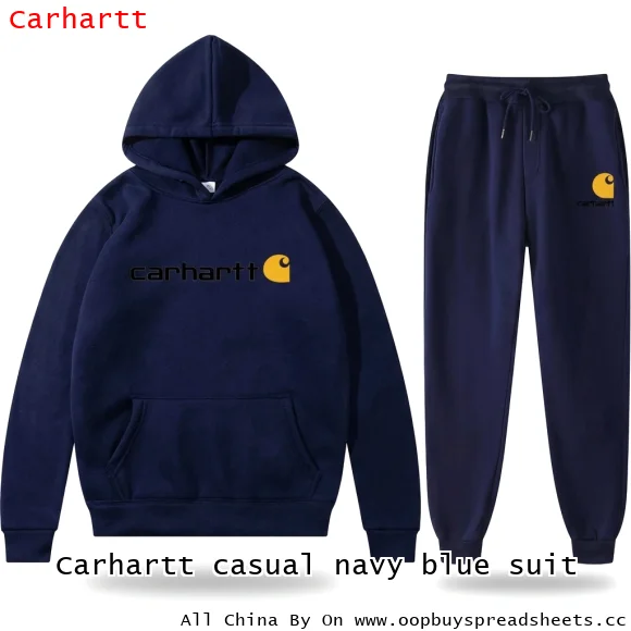 Carhartt casual navy blue suit