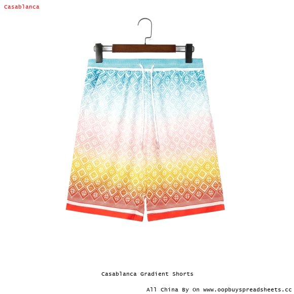 Casablanca Gradient Shorts
