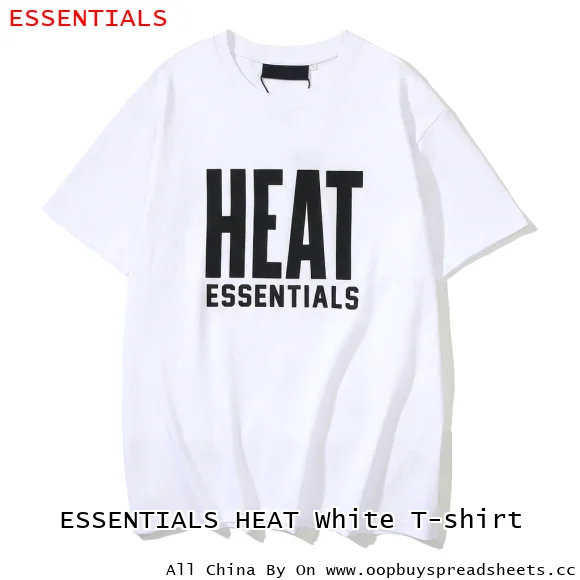 ESSENTIALS HEAT White T-shirt