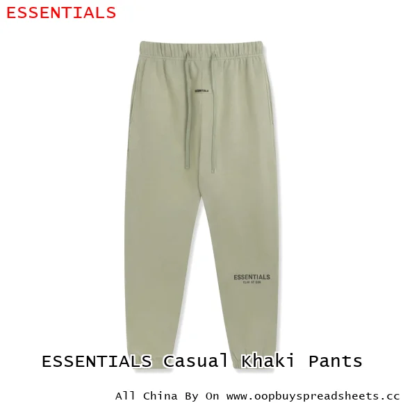 ESSENTIALS Casual Khaki Pants