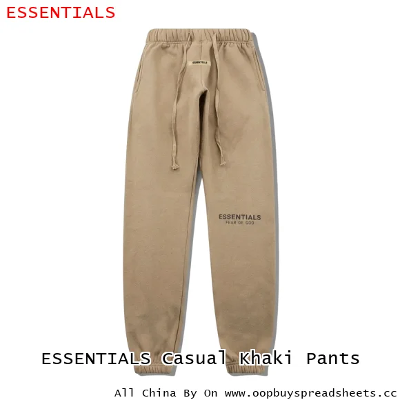ESSENTIALS Casual Khaki Pants