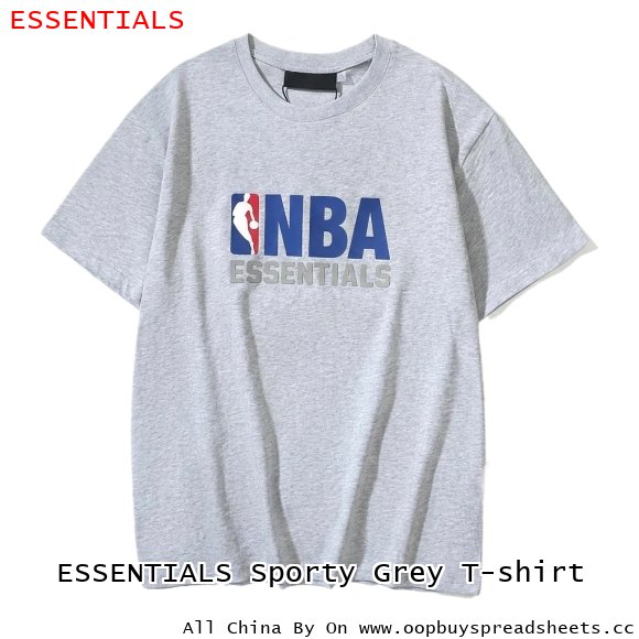 ESSENTIALS Sporty Grey T-shirt