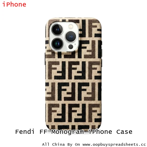 Fendi FF Monogram iPhone Case