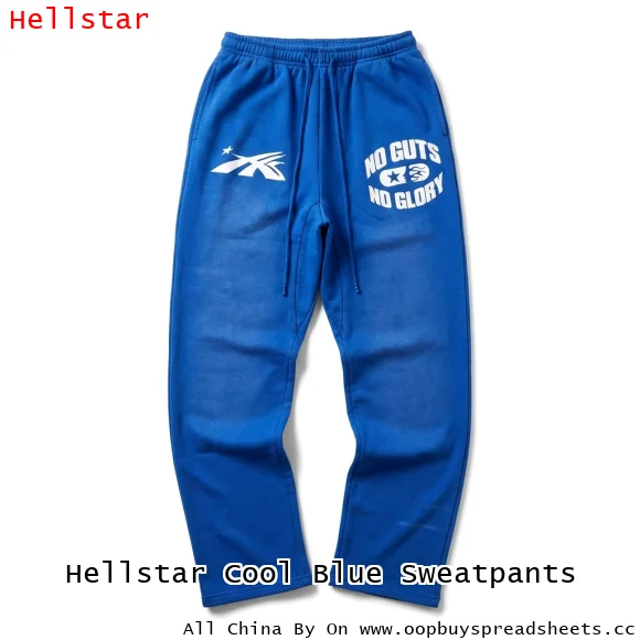 Hellstar Cool Blue Sweatpants