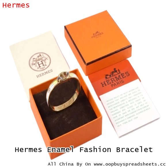 Hermes Enamel Fashion Bracelet