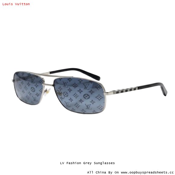 LV Fashion Grey Sunglasses