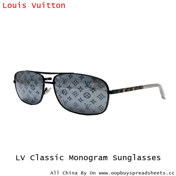 LV Classic Monogram Sunglasses
