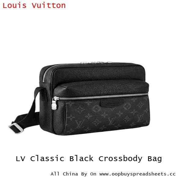 LV Classic Black Crossbody Bag