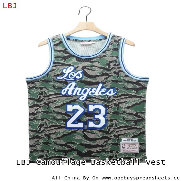 LBJ Camouflage Basketball Vest