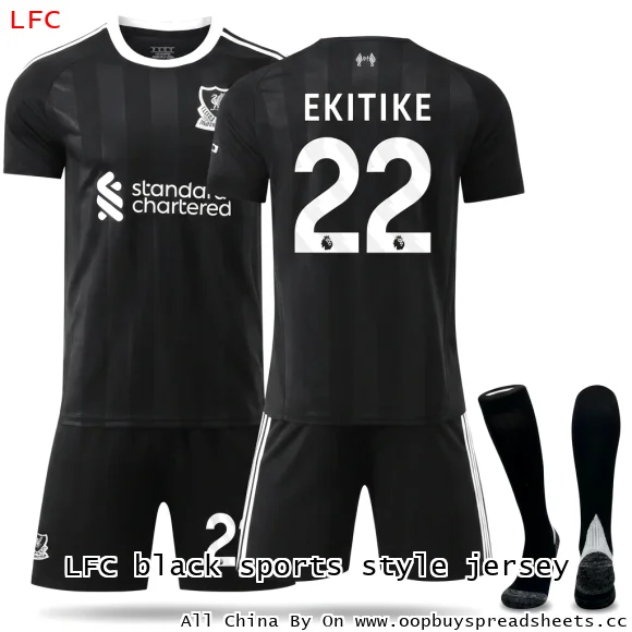 LFC black sports style jersey