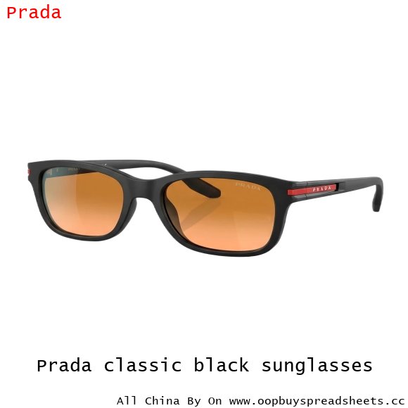 Prada classic black sunglasses
