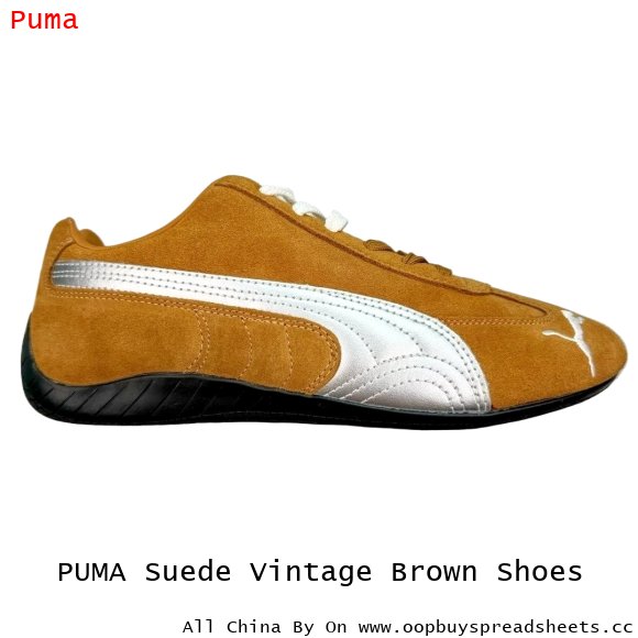 PUMA Suede Vintage Brown Shoes