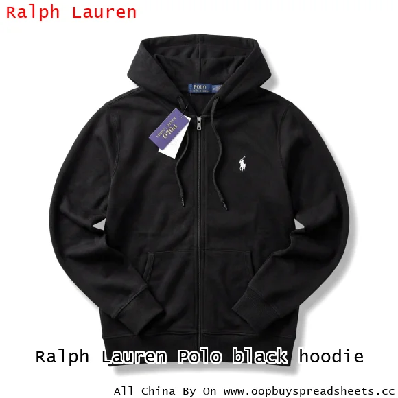 Ralph Lauren Polo black hoodie