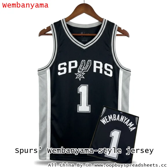 Spurs' Wembanyama-style jersey