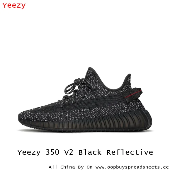 Yeezy 350 V2 Black Reflective