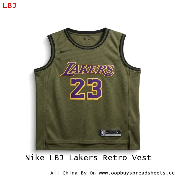 Nike LBJ Lakers Retro Vest
