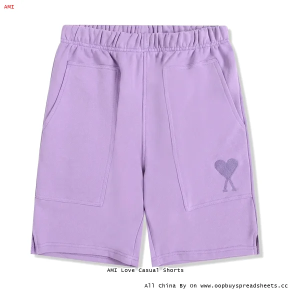 AMI Love Casual Shorts