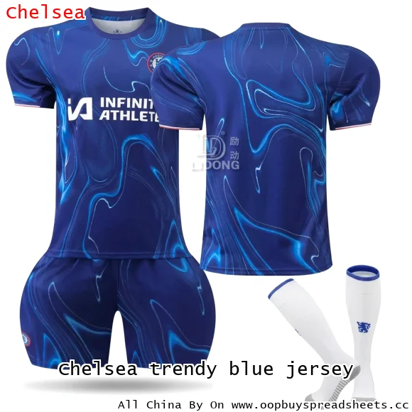 Chelsea trendy blue jersey