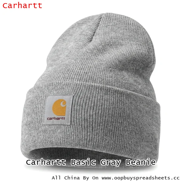 Carhartt Basic Gray Beanie