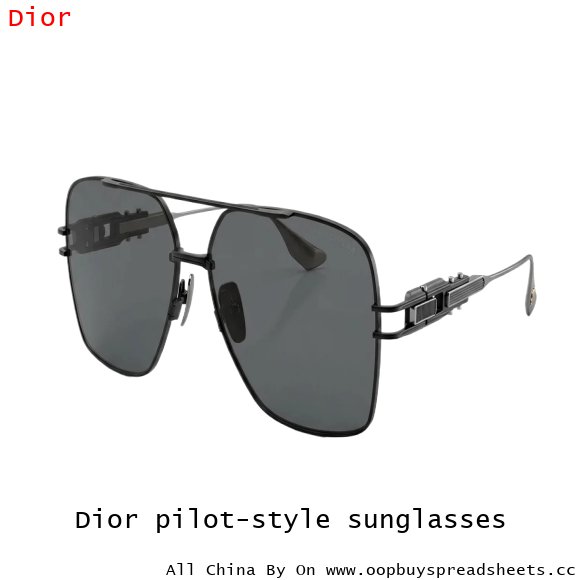 Dior pilot-style sunglasses