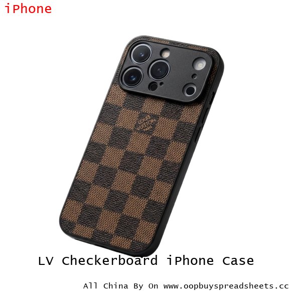 LV Checkerboard iPhone Case