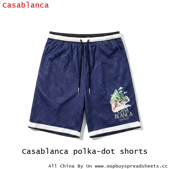 Casablanca polka-dot shorts