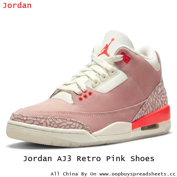 Jordan AJ3 Retro Pink Shoes