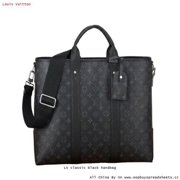 LV classic black handbag
