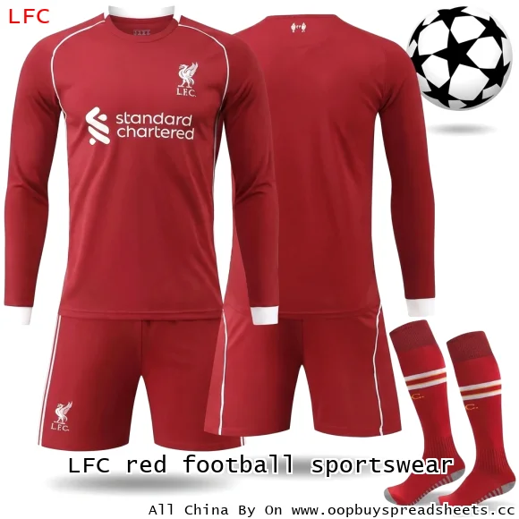 LFC red football sportswear