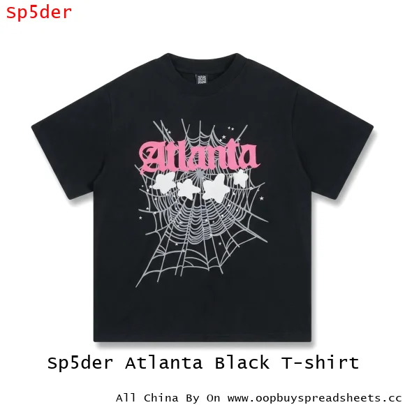 Sp5der Atlanta Black T-shirt