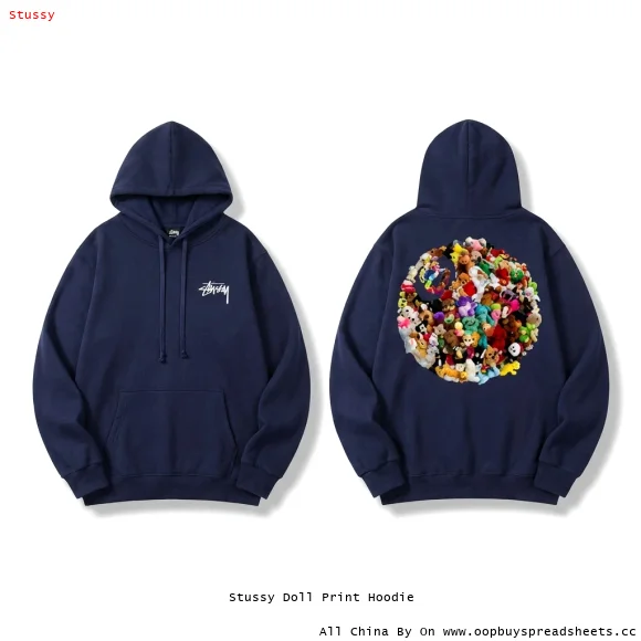 Stussy Doll Print Hoodie