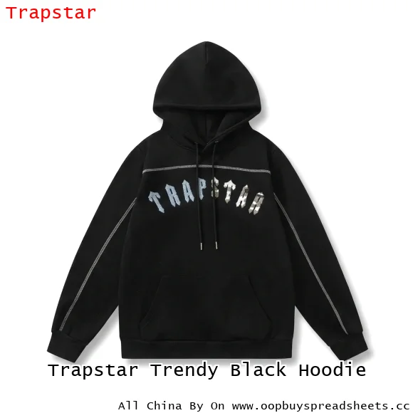 Trapstar Trendy Black Hoodie