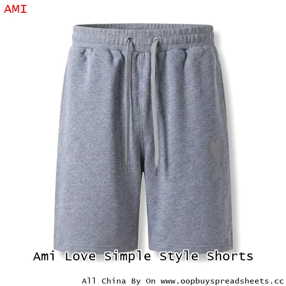 Ami Love Simple Style Shorts
