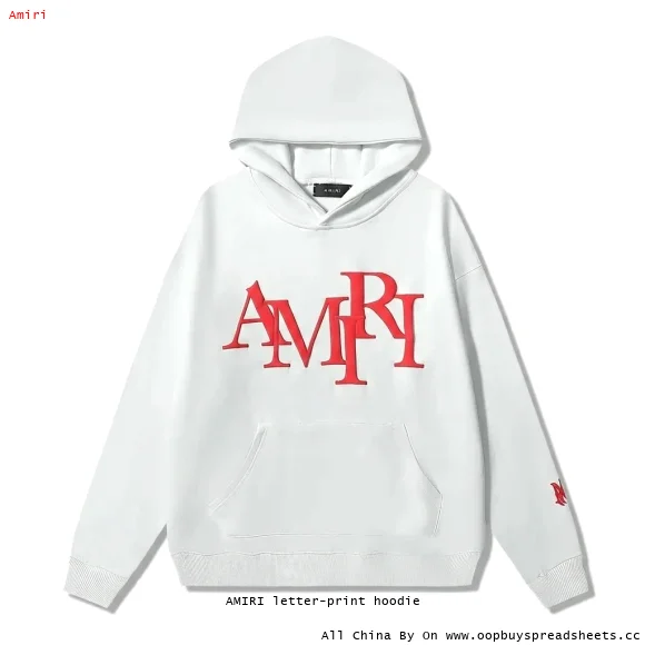 AMIRI letter-print hoodie