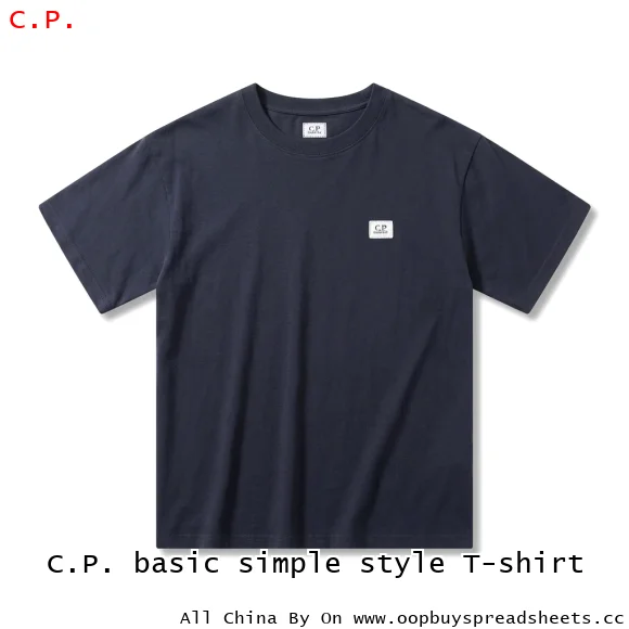 C.P. basic simple style T-shirt