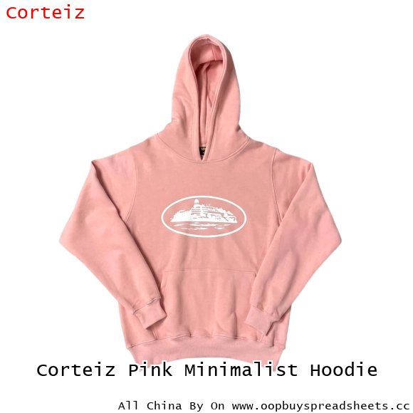 Corteiz Pink Minimalist Hoodie
