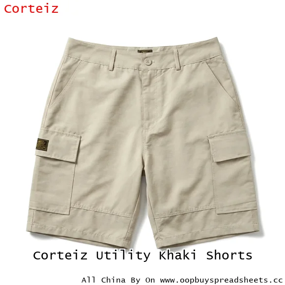 Corteiz Utility Khaki Shorts