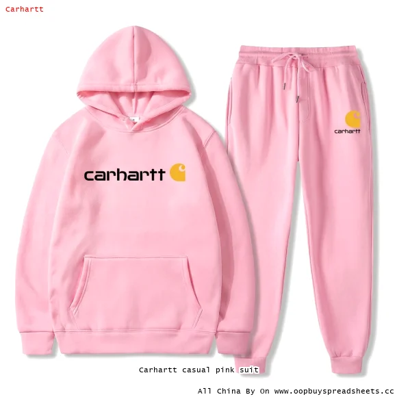 Carhartt casual pink suit